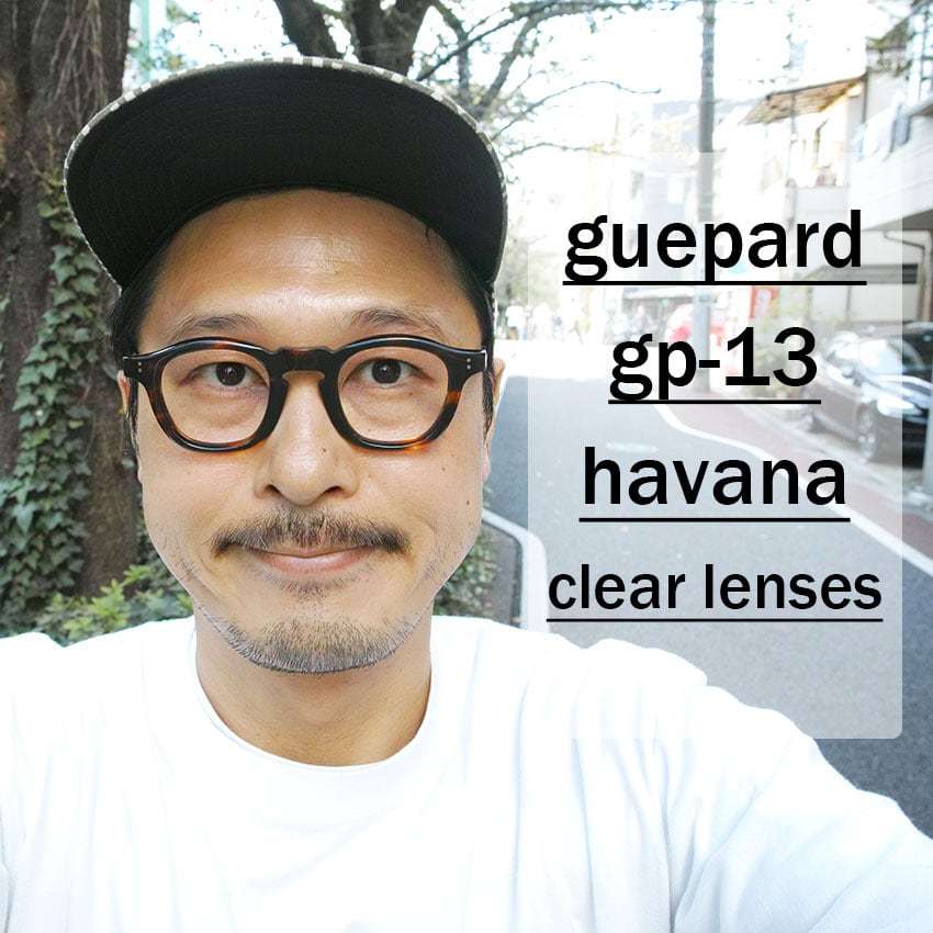 guepard / gp-13 / havana べっこう柄 - デモレンズ フレンチ 