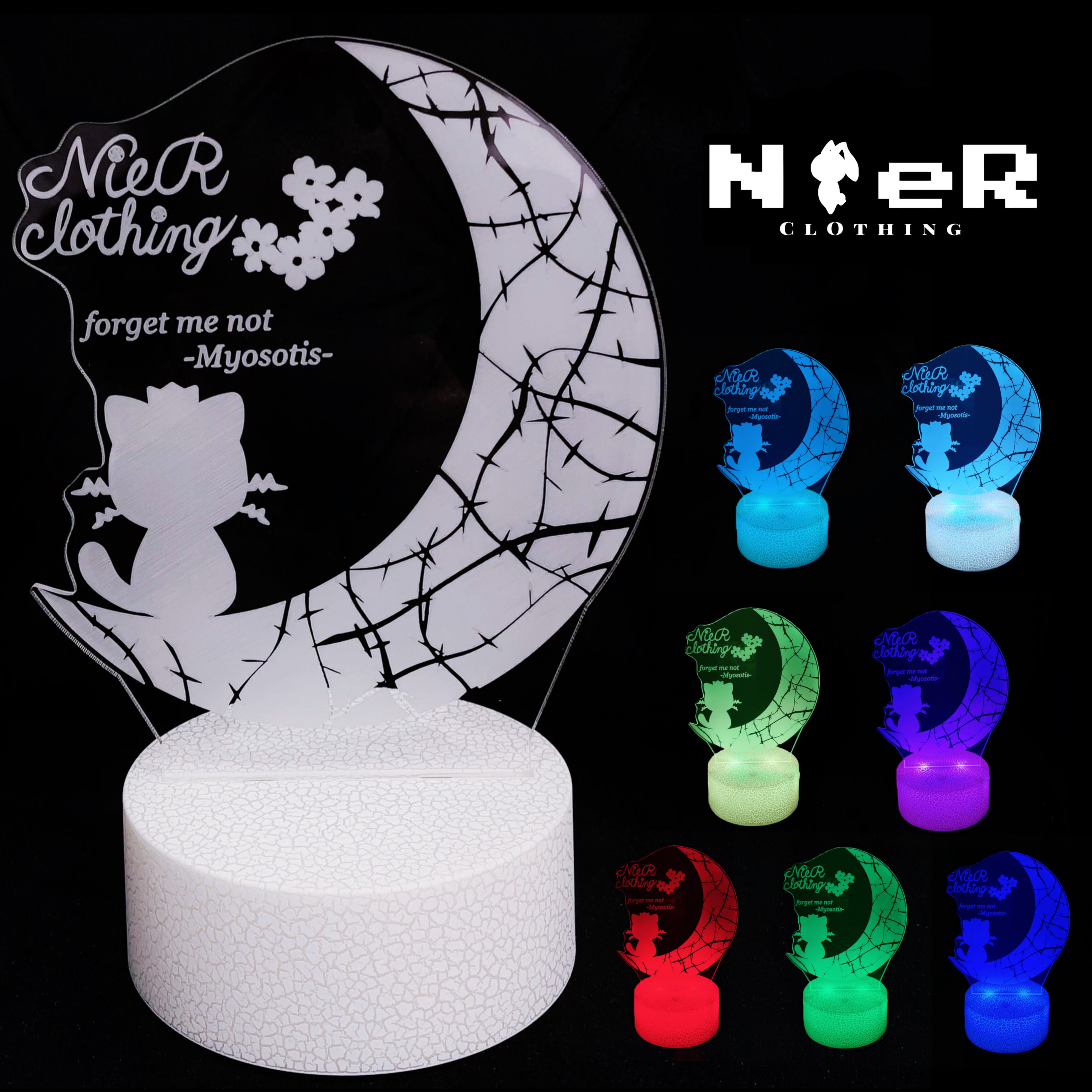 50点限定 7色変換ledアクリルスタンド Nier Clothing