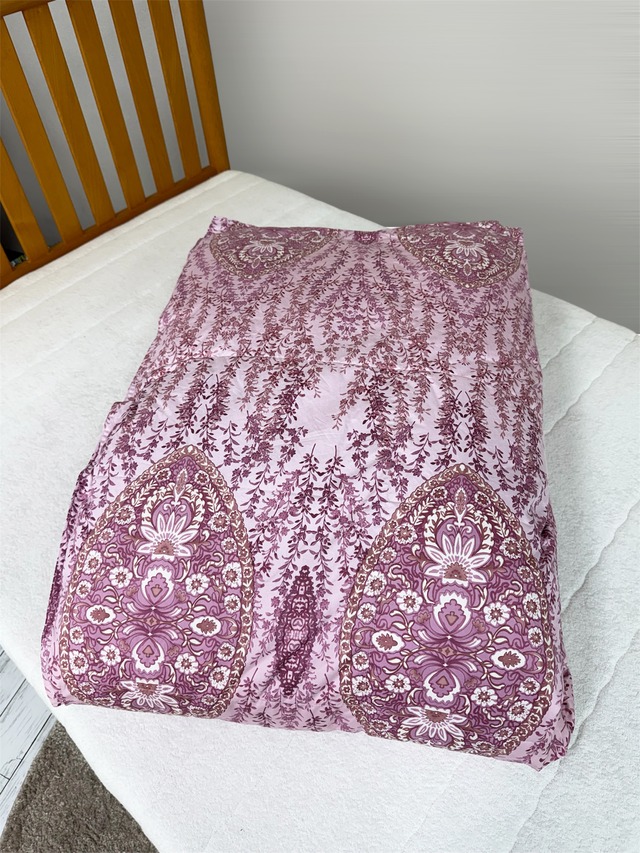 羽毛肌掛ふとん　ブリタン【シングル】【ピンク】【ブルー】