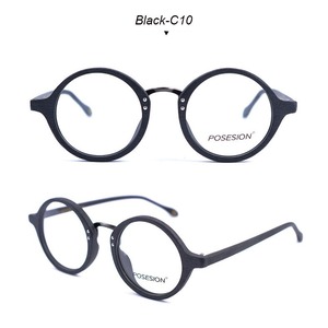 Wood Grain Metal Bridge Glasses -round- / ウッド グレイン メタル ブリッジ メガネ -ラウンド-