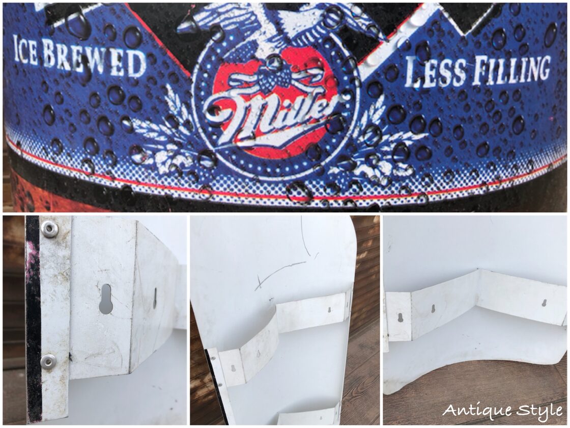 超特大サイズ Miller ミラービール Lite ICE ボトル型 ダイカット 
