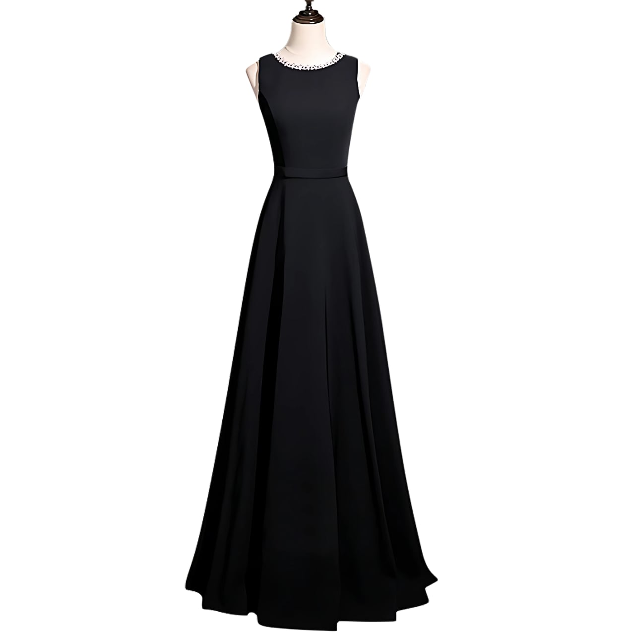 ノースリーブAラインマキシドレスR 1516