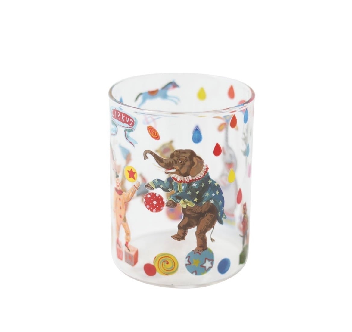 Nathalie Lete Heat resistant Middle glass Circus