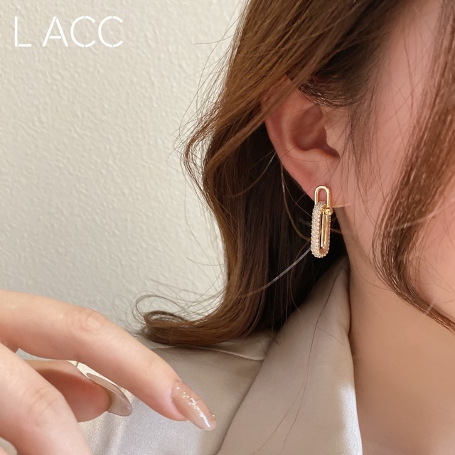ホワイトイヤリング レディース 指輪 LACC4575179806
