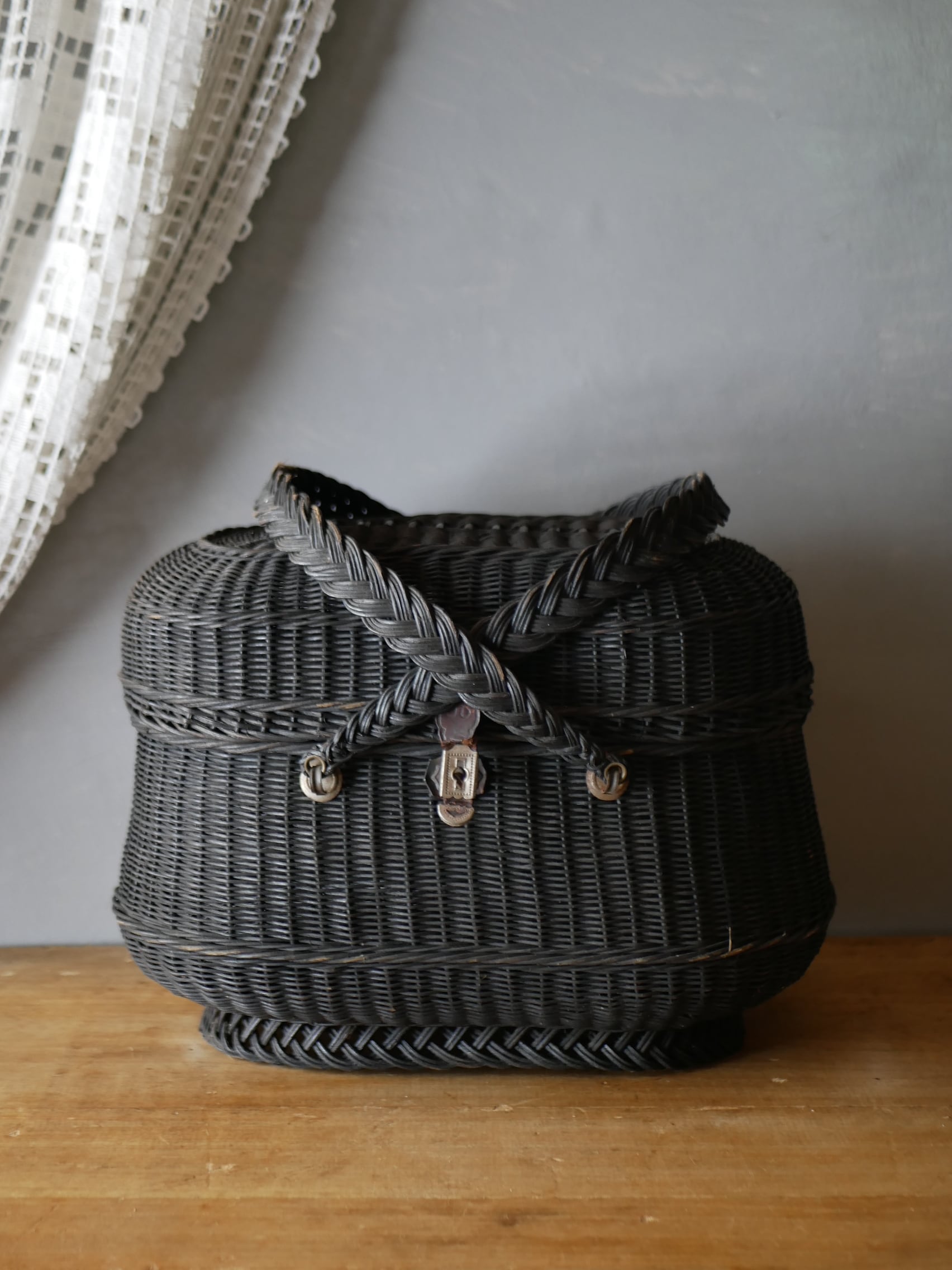 no.4 サックドフィヨンセ アンティークパニエ フランスアンティーク アンティークのある暮らし