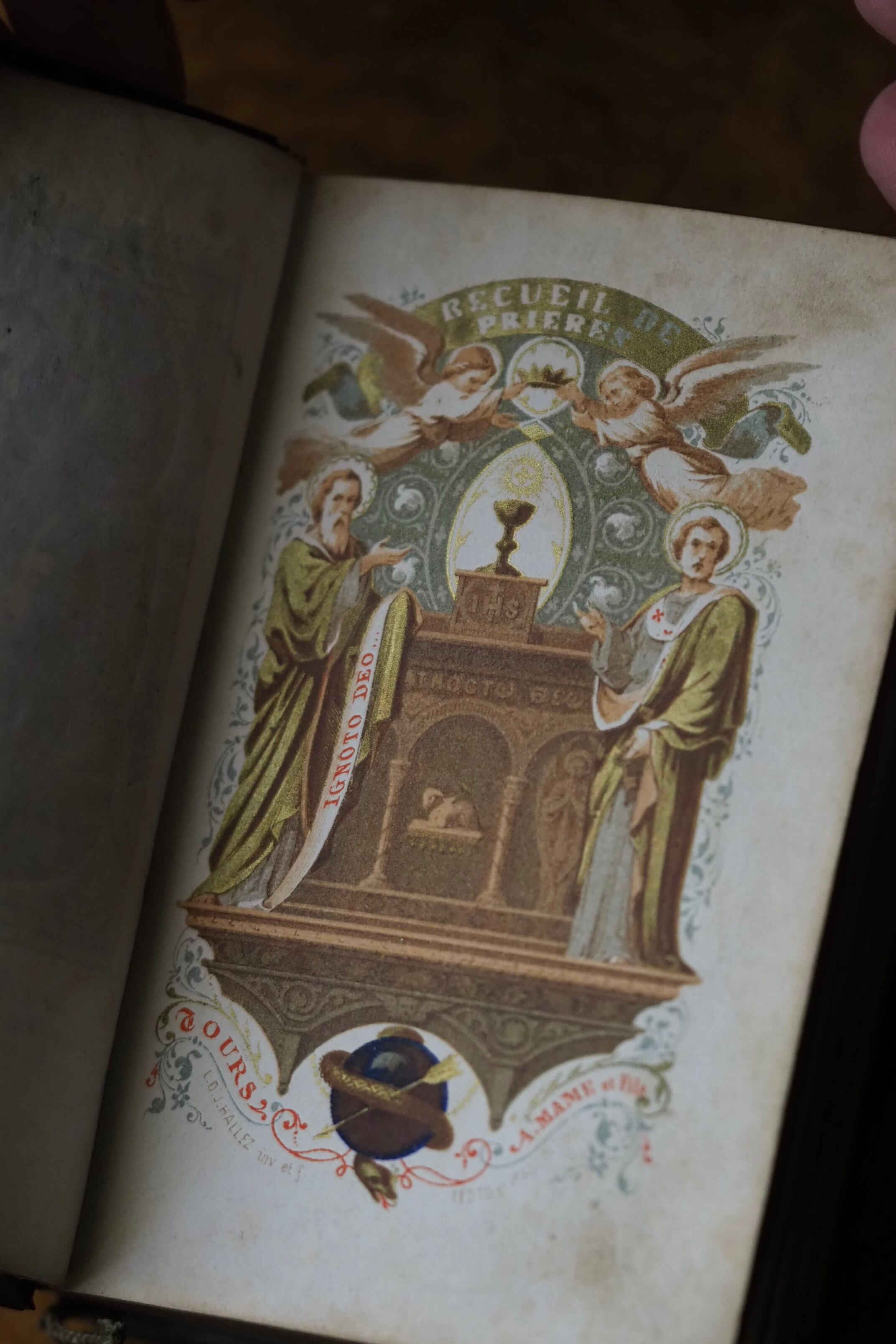 革装丁の祈祷書-antique prayer book | アンティーク.ヴィンテージ家具