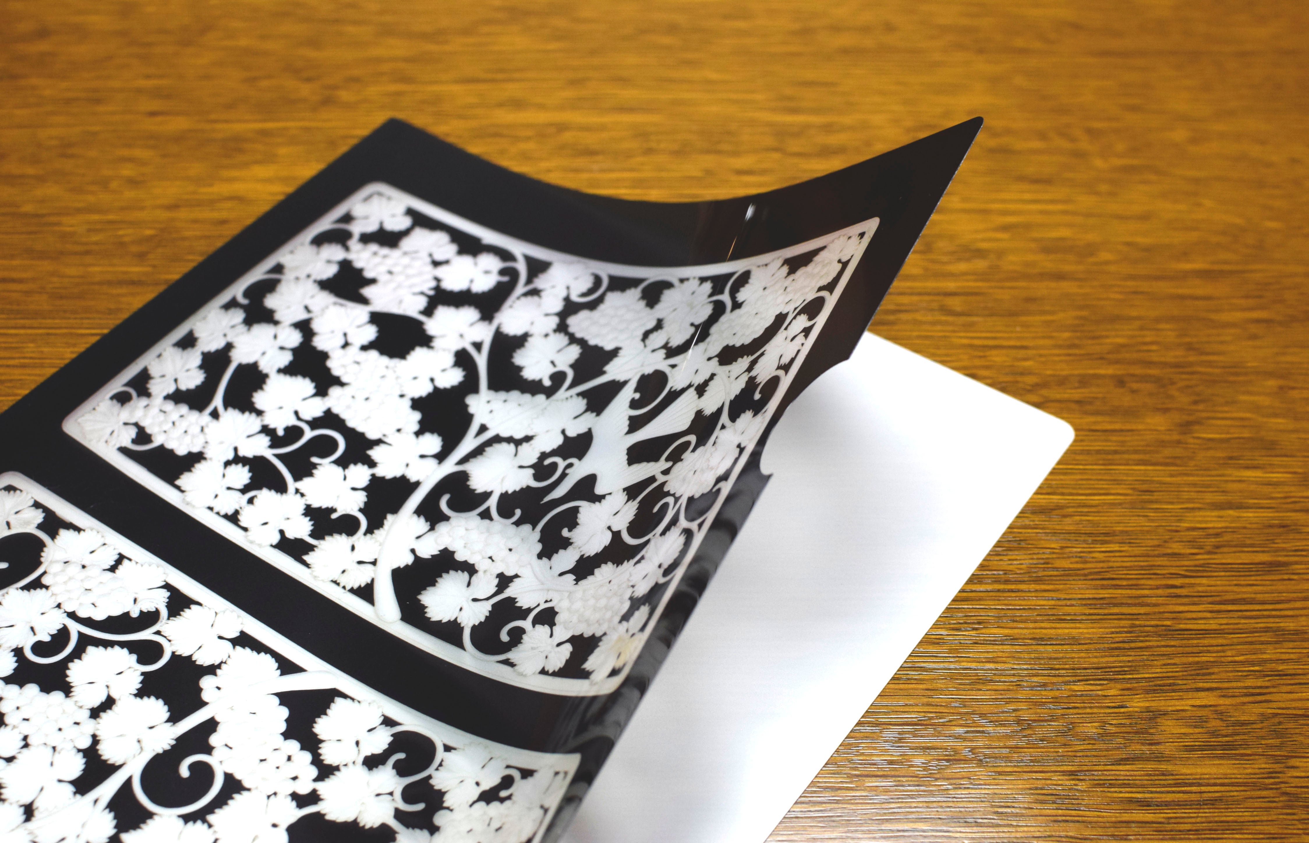 クリアファイル「近鉄百貨店阿倍野店旧館『鳥に葡萄唐草文』装飾格子