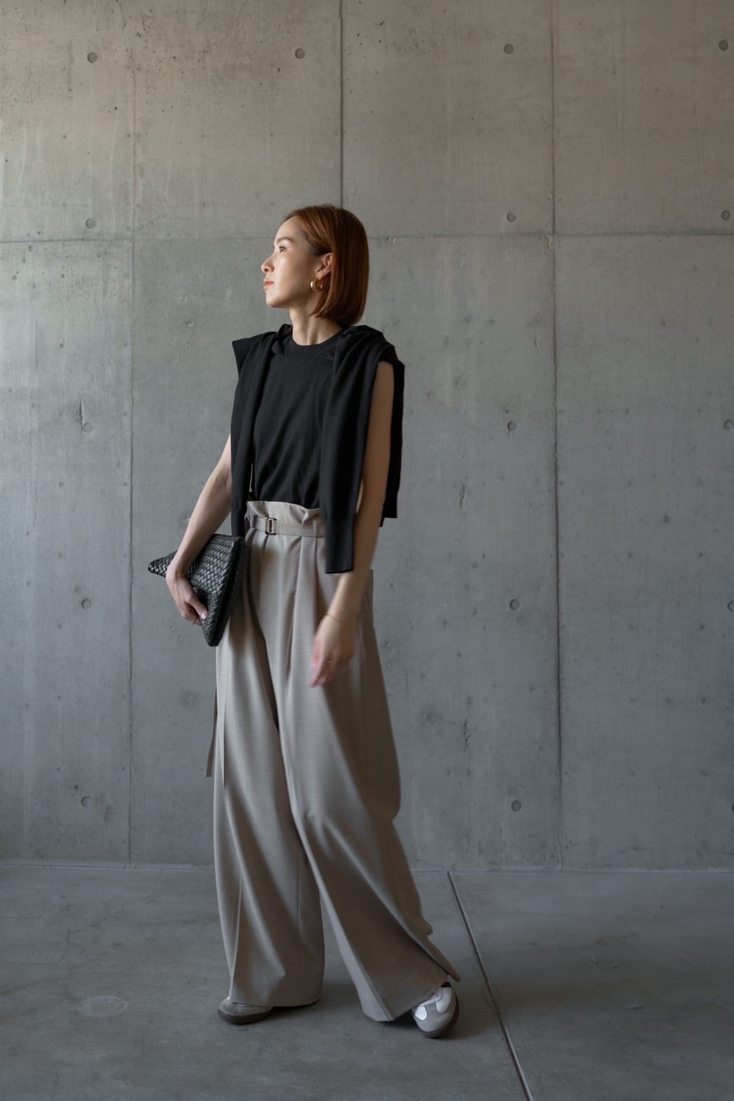 size less pants (LATTE) 10月下旬発送予定 | roughlow