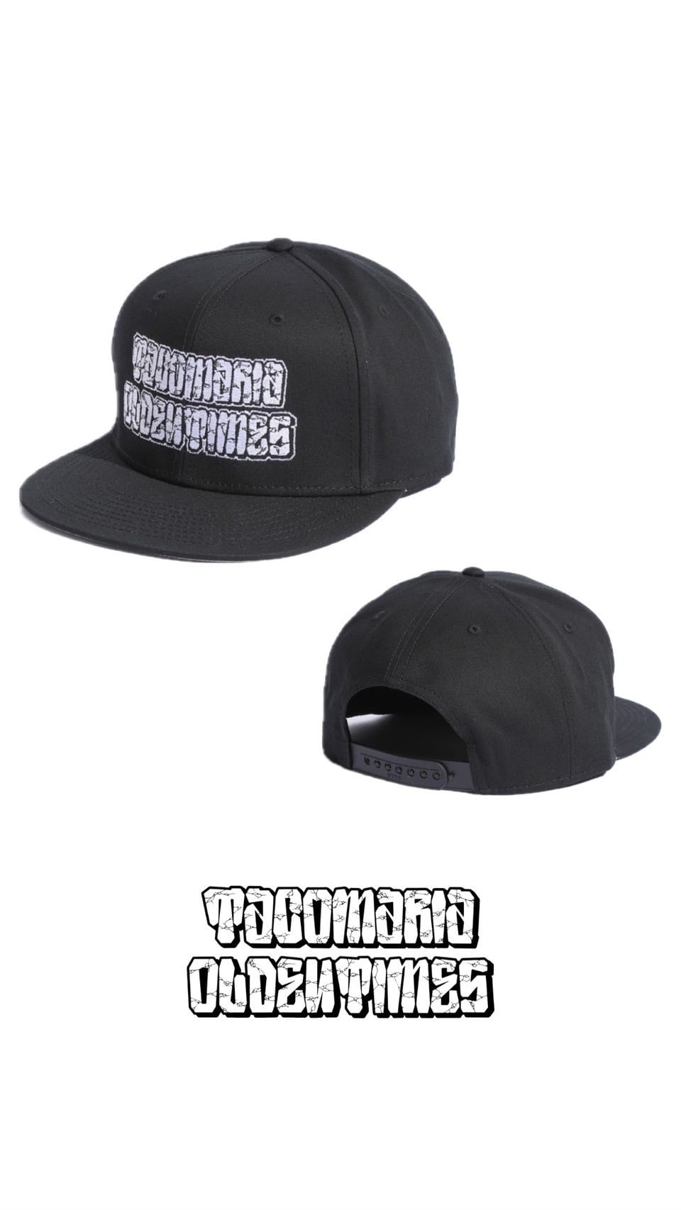 【新作/1色展開】TACOMARIA×OLDENTIMES LOGO EMB SNAPBACK CAP