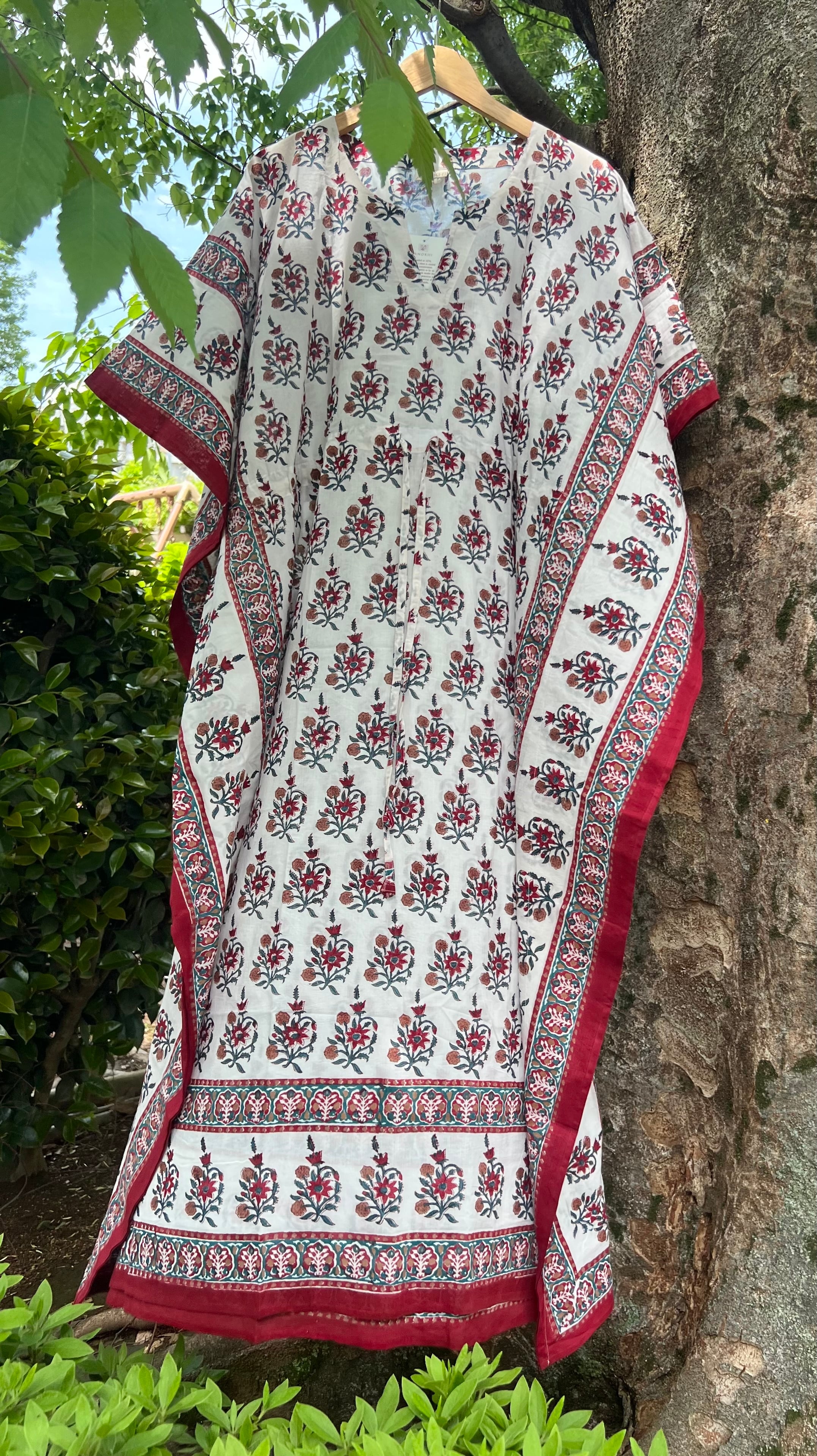 ANOKHI カフタンドレス Banyan buta | sirsi