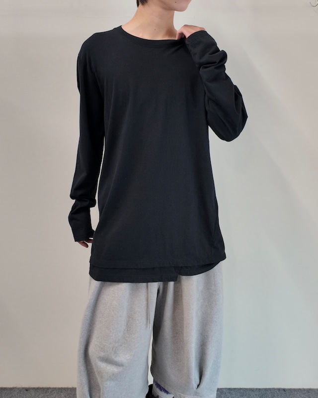 【The viridi-anne】over silhouette long sleeve T