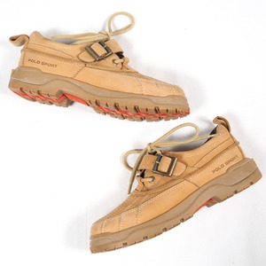 POLO SPORT leather winter shoes dover2 6B/ポロスポーツ ヌバックレザー ウインターブーツ レディース古着 90s