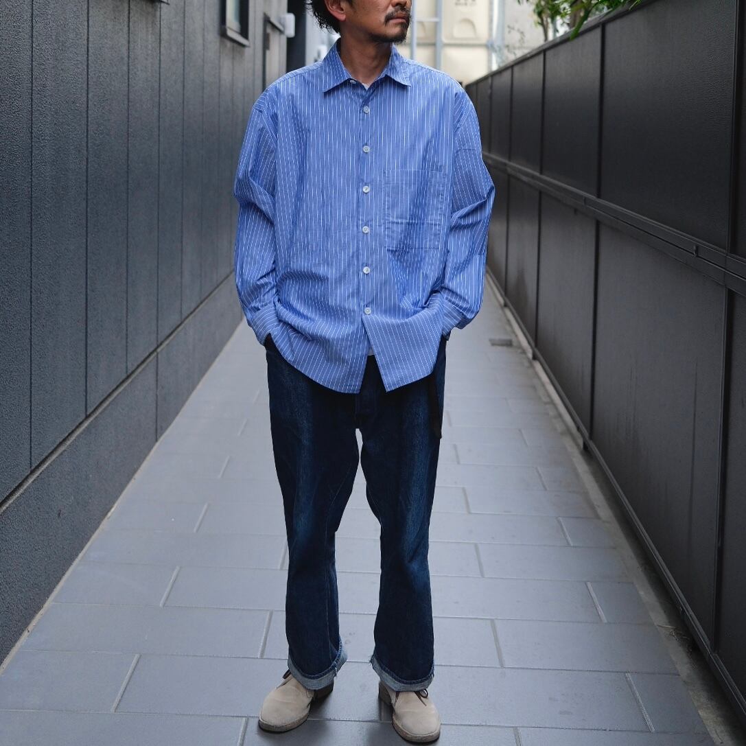 EVAN KINORI(エヴァン キノリ) / Big Shirt Two Organic Cotton