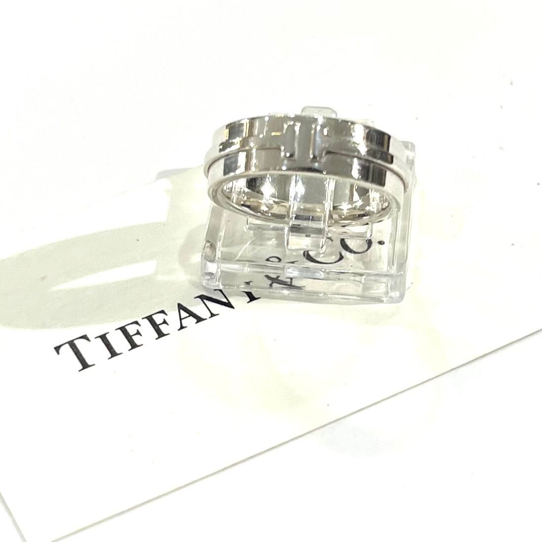TIFFANY&Co.】【10.5号】Tリング シルバー925 ワイドリング