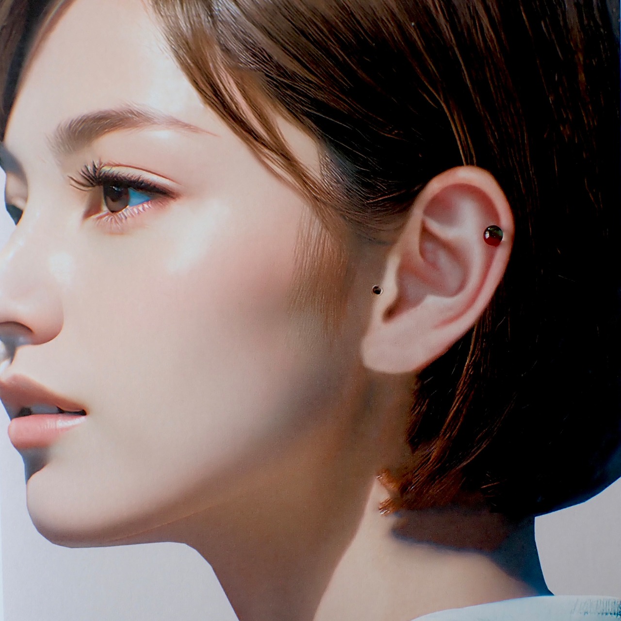 軟骨ヘリックス16G 琉球ガラス