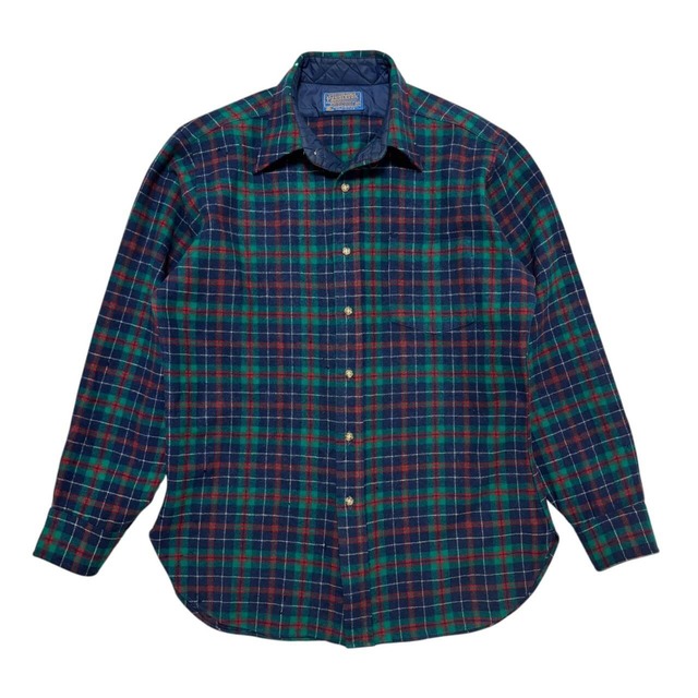 古着 ペンドルトン ウールシャツ クリーニング済み 70s USA製 PENDLETON グランジ マックハーディタータン メンズM