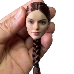 【特価処分】1/6ヘッドカービング 美しい女性フィギュアヘッド スカルプトカービングフィット12インチの女性アクションフィギュア (H)