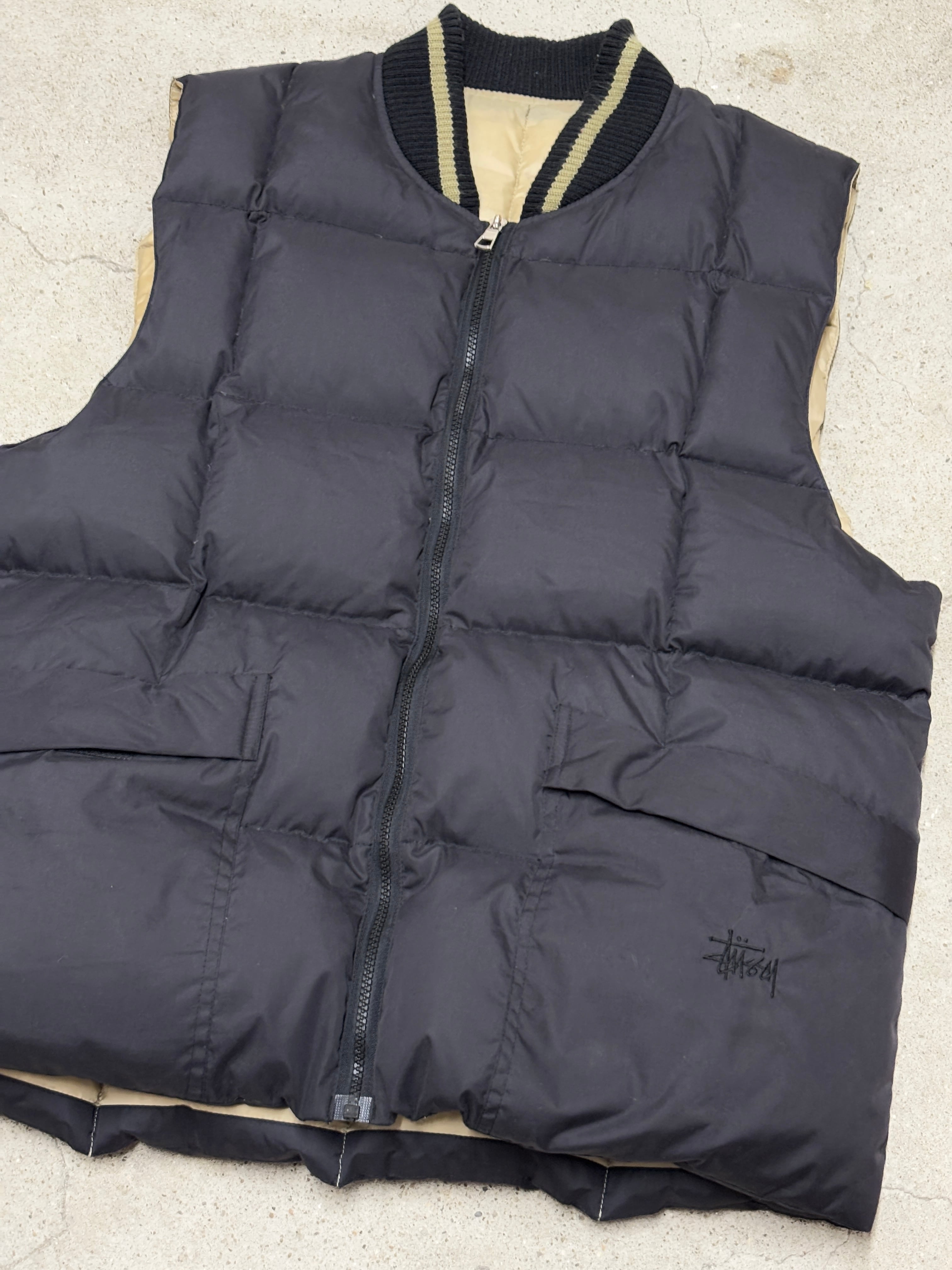 stussy outdoorベスト OUTDOOR STUSSY ベスト SHERPA シェルパベスト 黒