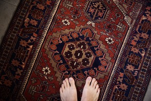 180 -Vintage  baluch rug