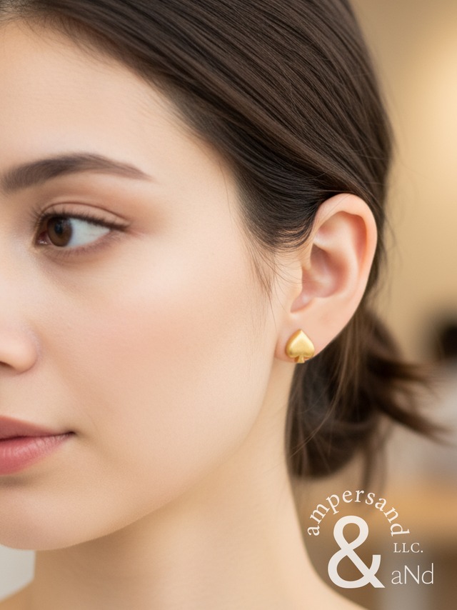 シルバー×ゴールド 揺れるデイジーピアス