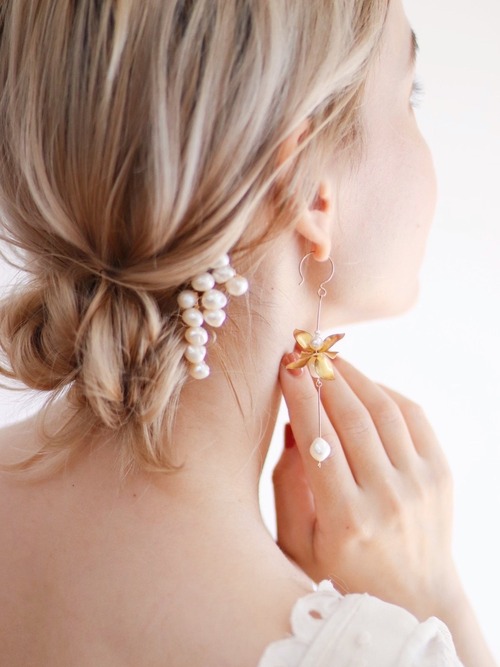 【set】hair accessory & pearl earrings Ⅱ