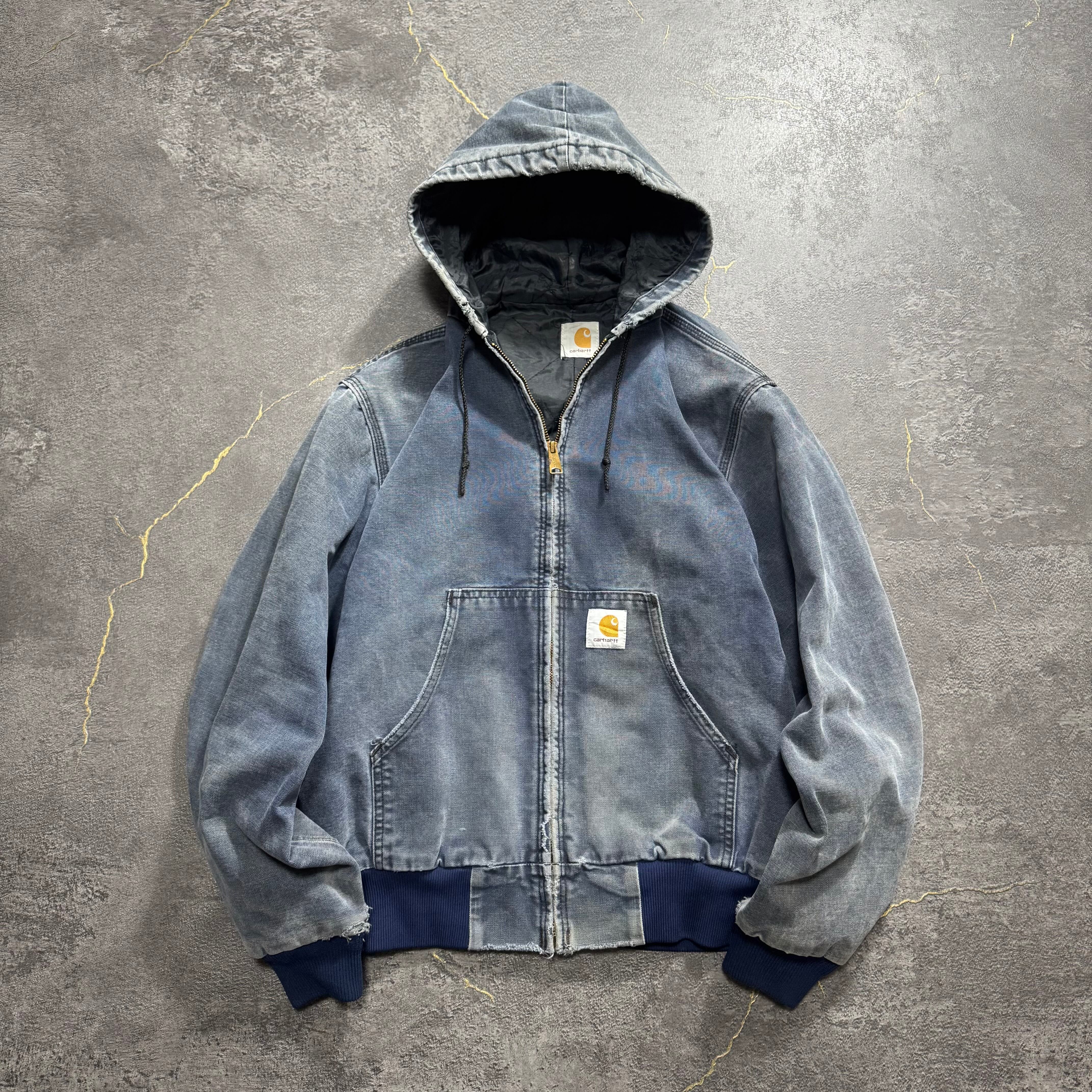 carhartt black denim cover all Yarn-dyed Msize カーハート 先染め