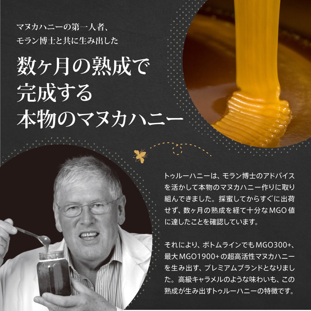 トゥルーハニー】マヌカハニー／MGO850＋(UMF20＋) | Southern Cross