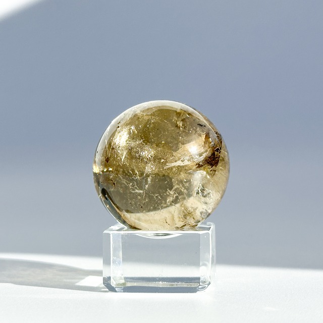 シトリン（黄水晶） スフィア02 ◇ Citrine ◇ 天然石・鉱物・パワーストーン