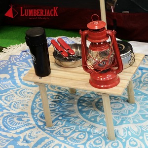 LUMBERJACK 送料無料 アウトドア 折りたたみロールトップ テーブル 小サイズ キャンプ 日本製 ランバージャック キャンプ用品