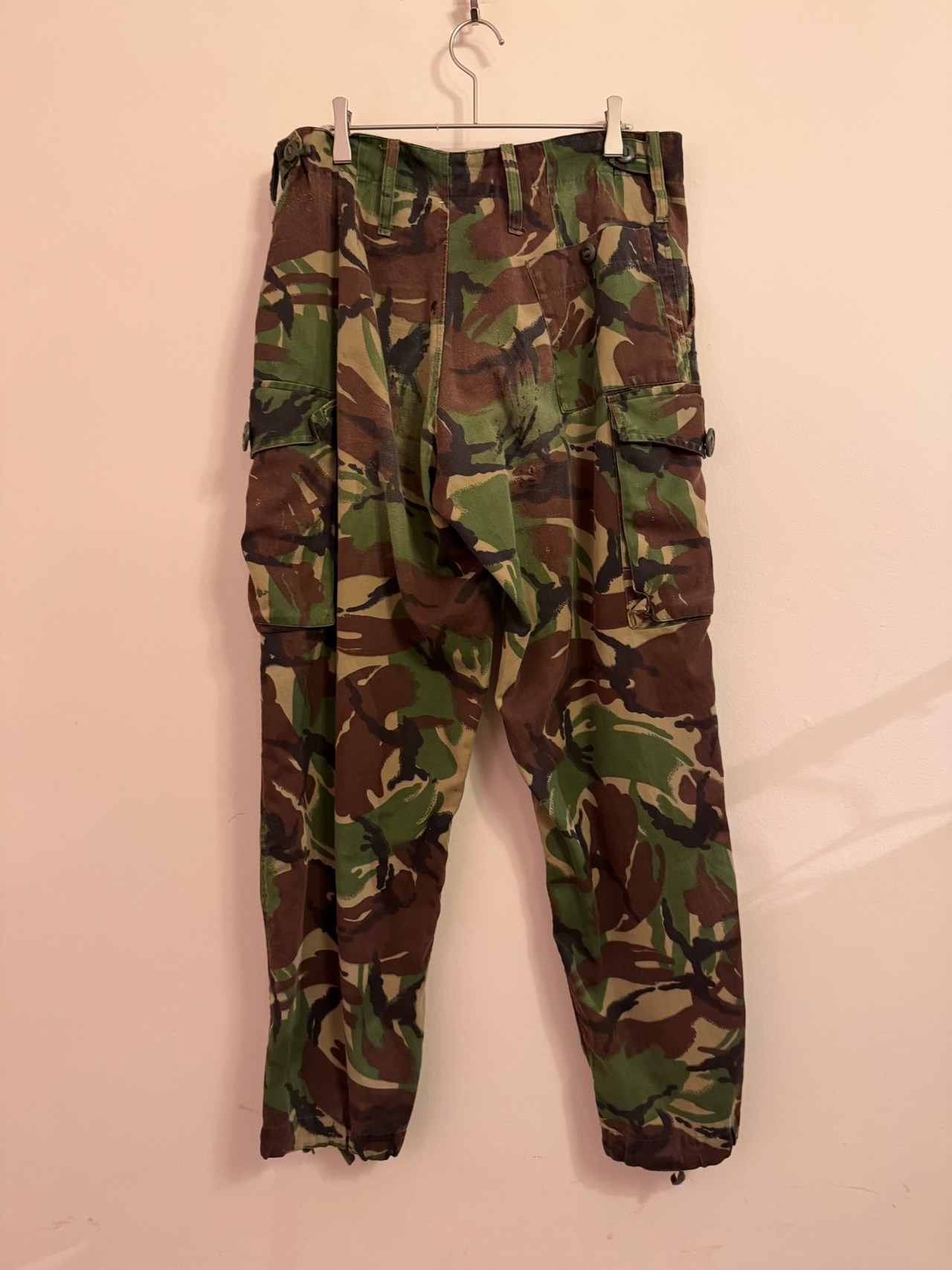 90's イギリス軍 DPM迷彩パンツ DCTAタグ付き