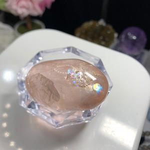 可愛い✩ピンクフローライト タンブル