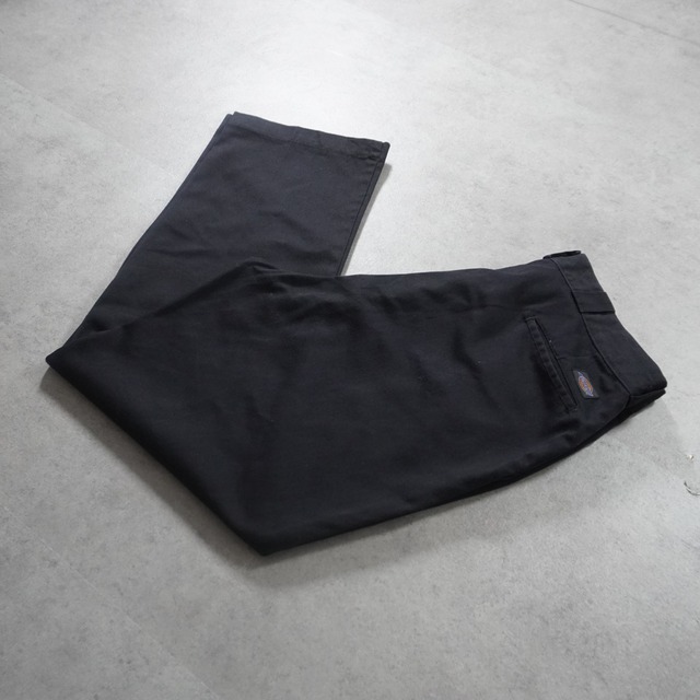 90s Dickies 874 work pants "made in USA" black W39L32相当 古着