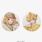 鏡音レン 缶バッジ 三色飴 イラスト 鏡音リン・レン イラスト缶バッチ Art by 甘木花 | echo