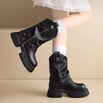 Platform Western Cowboy Ankle Boots (NC290)