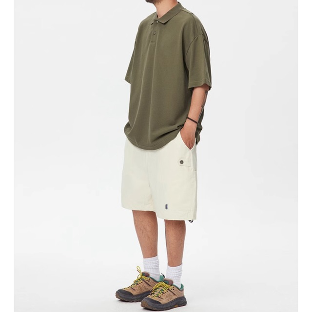 シンプル半袖ポロシャツ 225448