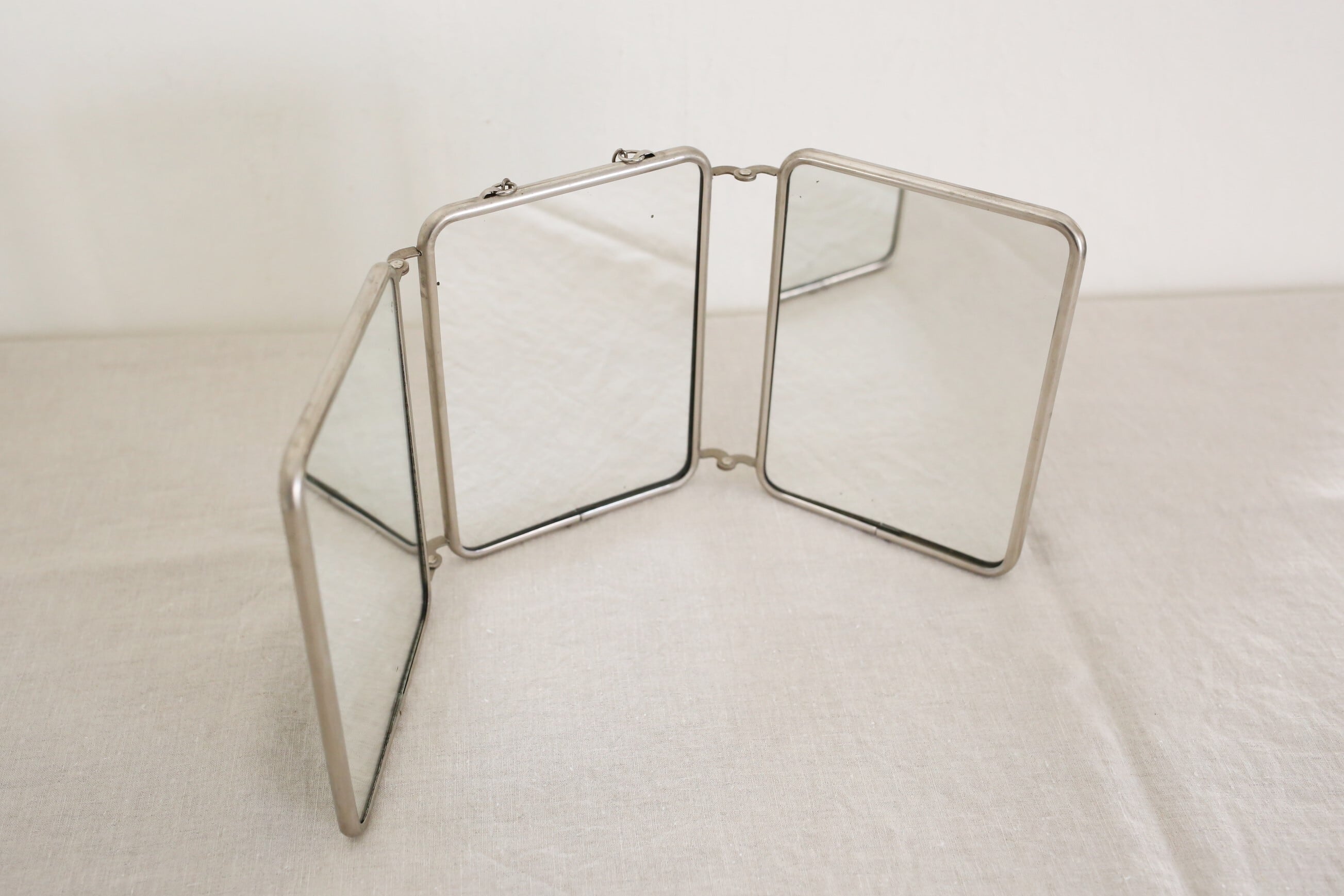 フランス アンティーク ヴィンテージ 三面鏡 『miroir de