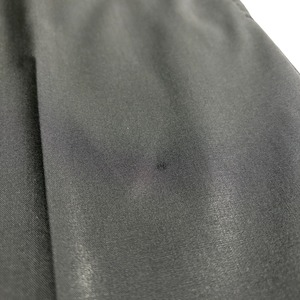 PRADA black wool slim slacks
