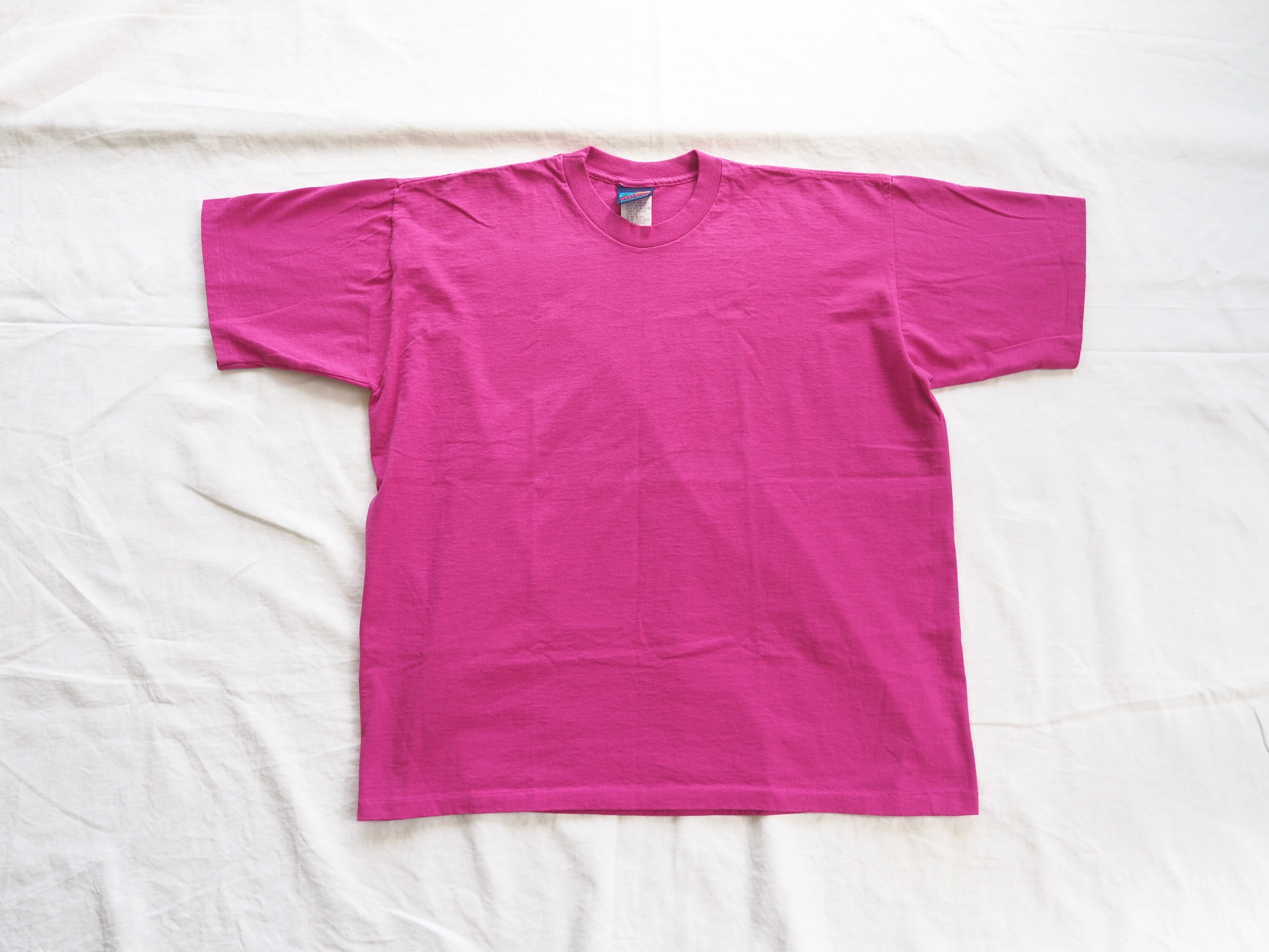 1990’s USA製 ヘビーウェイトコットン Tシャツ XL Pink