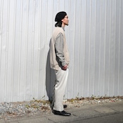 INTERIM(インテリム)MILK PAINT VINTAGE WASH BLACK SHUTTLE CHAMBRAY HYPER BIG US NAVY WORK SHIRT TYPE2