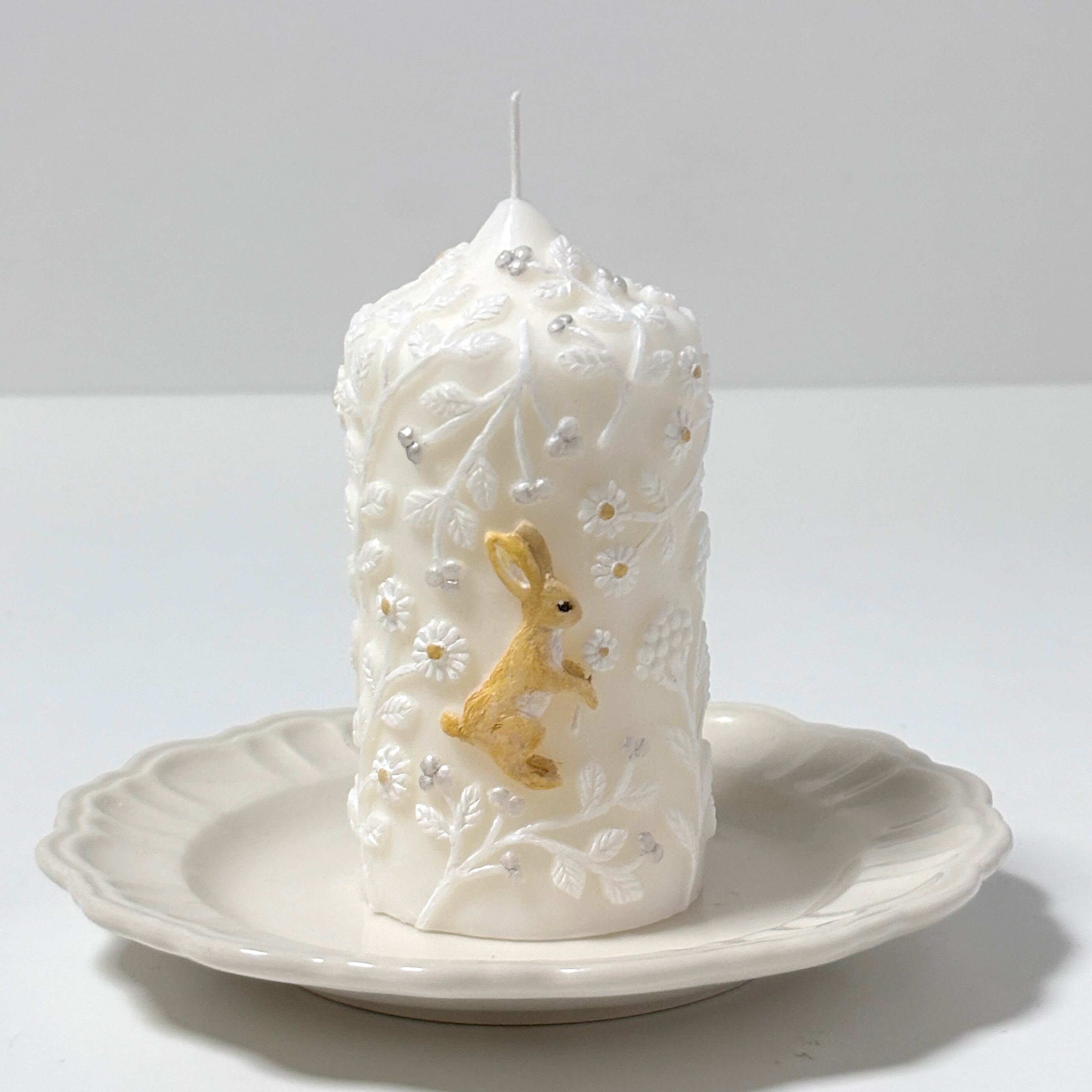 13.「うさぎと不思議の森」アイボリー×うさぎオレンジ