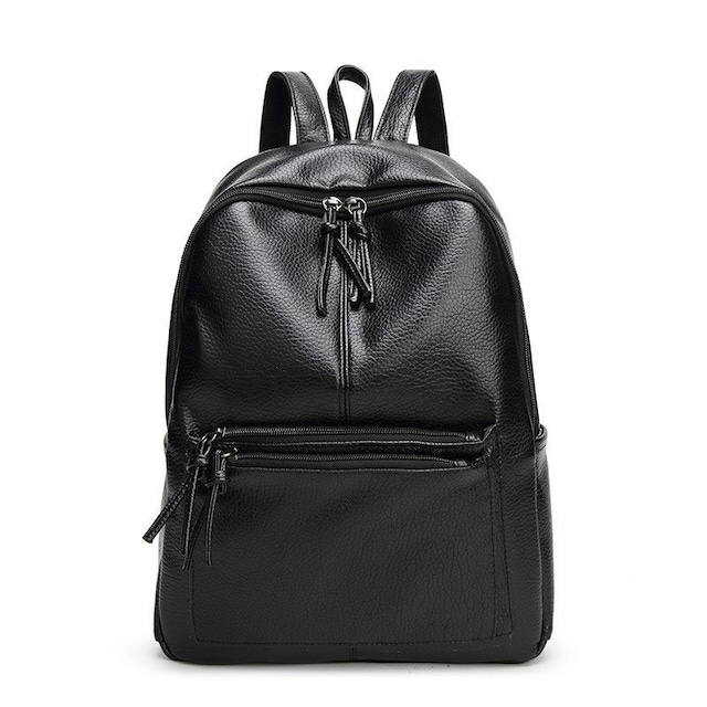 Huasign新しい旅行バックパック韓国女性バックパックレジャー学生通学ソフトpuレザー女性のバッグ
