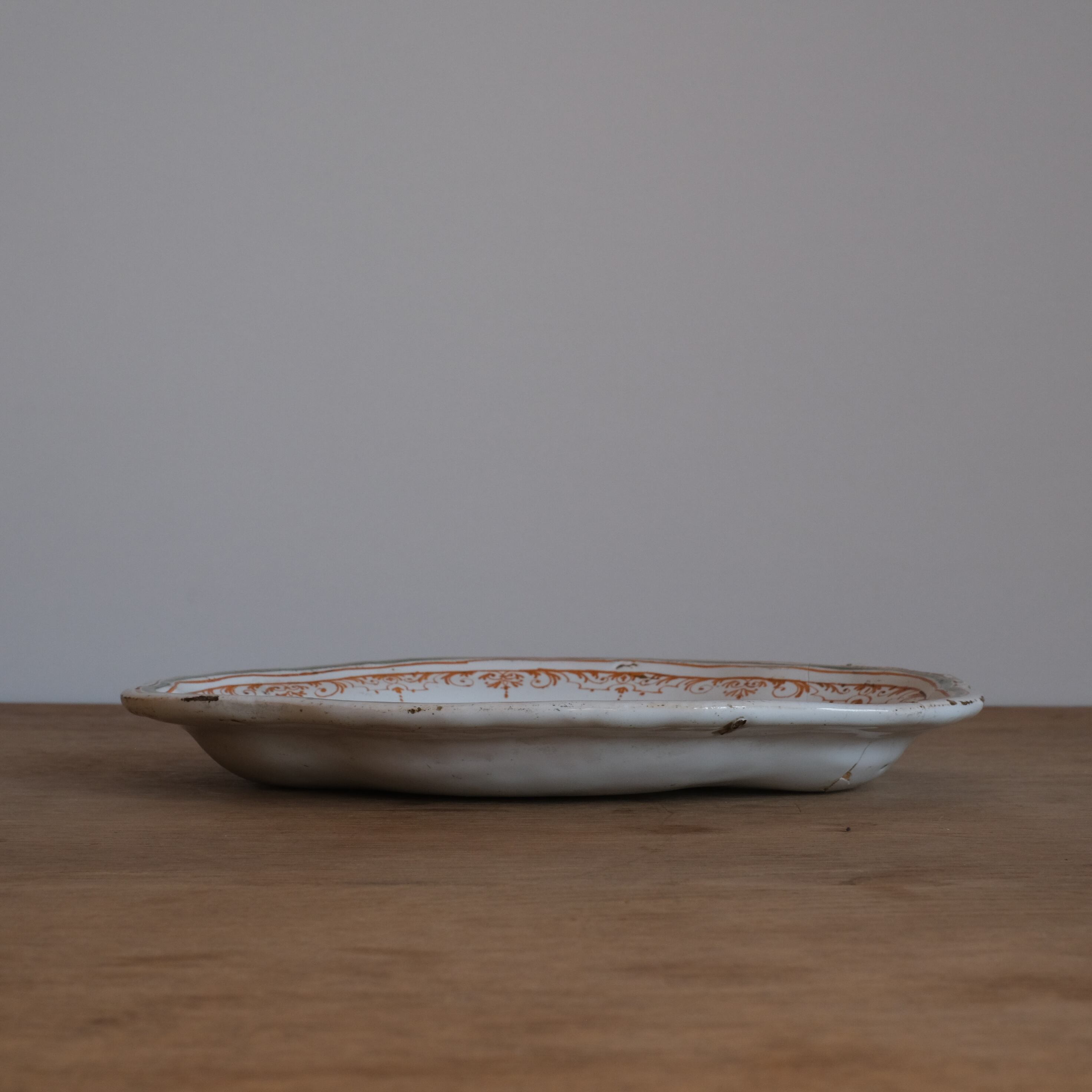 MOUSTIER フランス Moustiers / antique plate | blanche0523