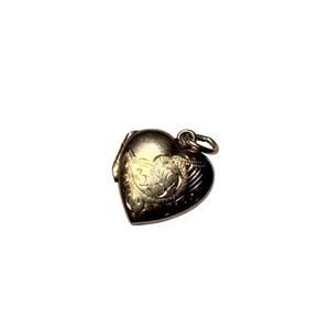 antique 9ct gold “heart locket” charm