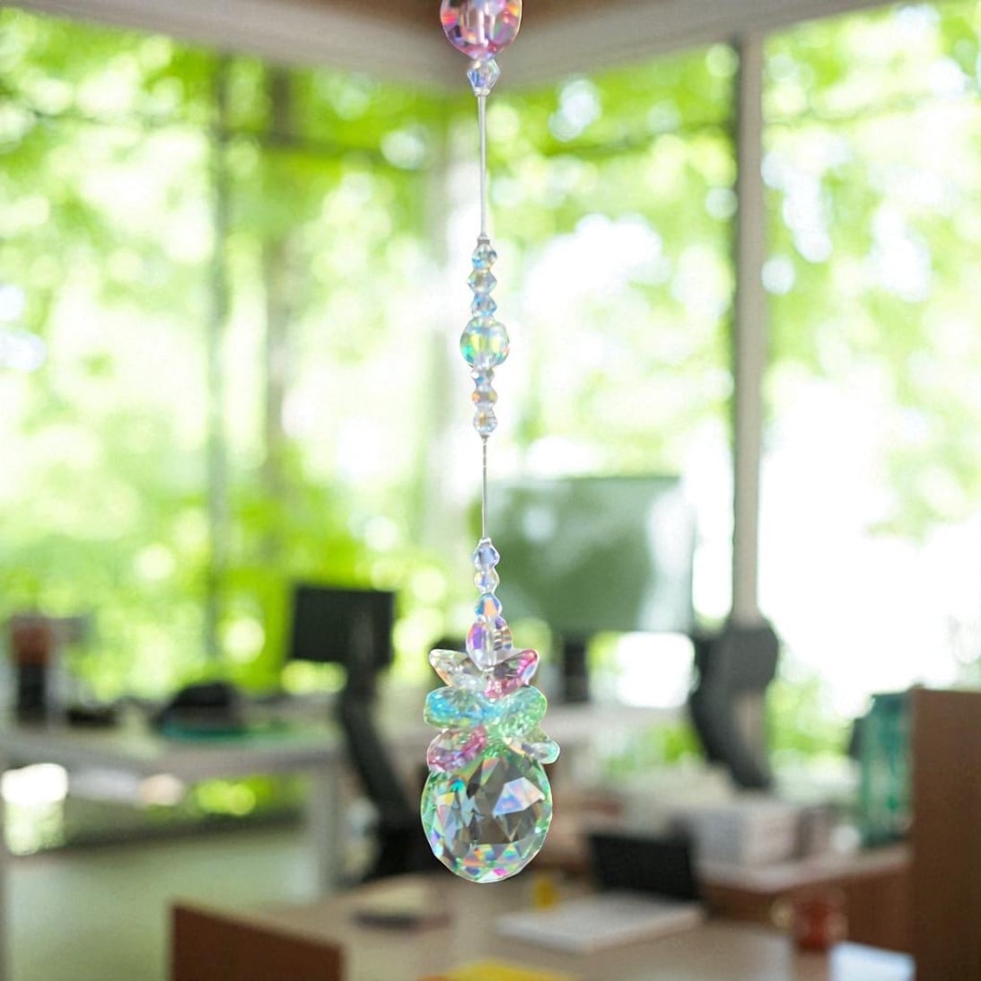 サンキャッチャー スワロフスキー おばこ丸様✩.*˚ ご確認ページ おばこ丸様♡スワロフスキー♡Spring Garden♡スタンドサン