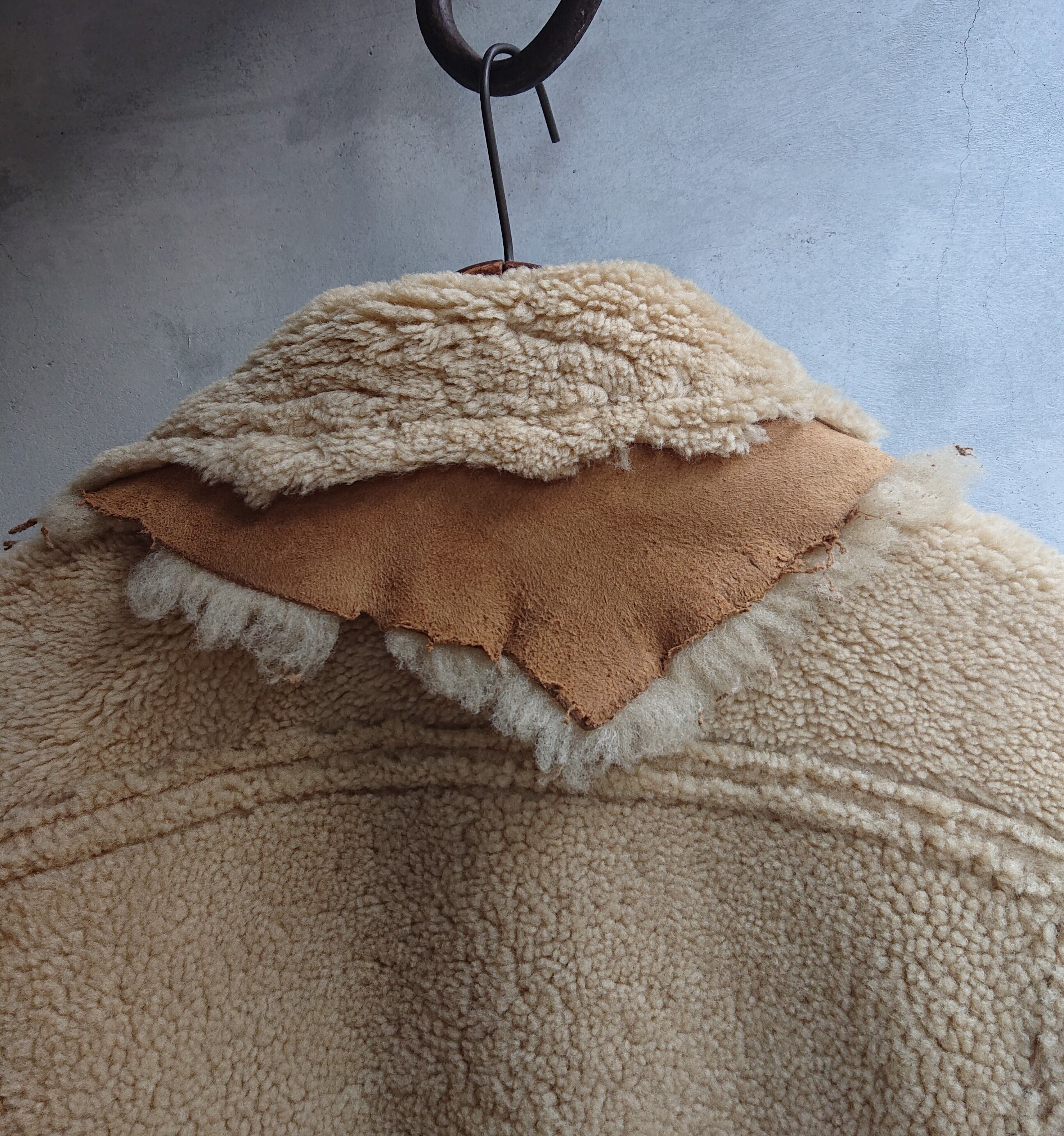 GOODKARMA DEVELOPMENT MOUTON TRUCKER JACKET 