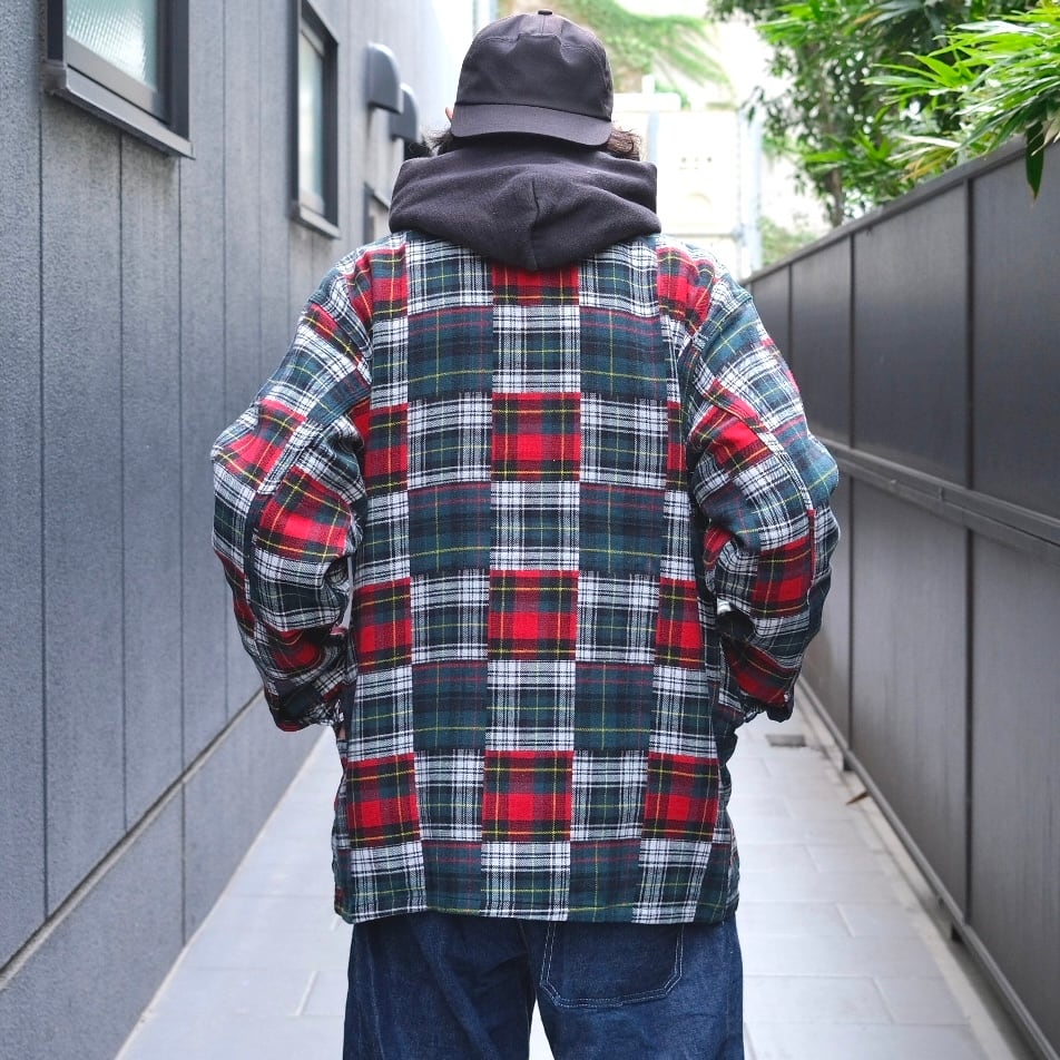 SASSAFRAS(ササフラス) T.P.Gardener Shell Half-Multi Check-(SF