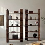 【木製 家具 壁掛け 収納】アンティーク調 モダン シンプル ディスプレイ棚 リビングルーム 寝室 多機能 キャビネット ラック 本棚 洋服