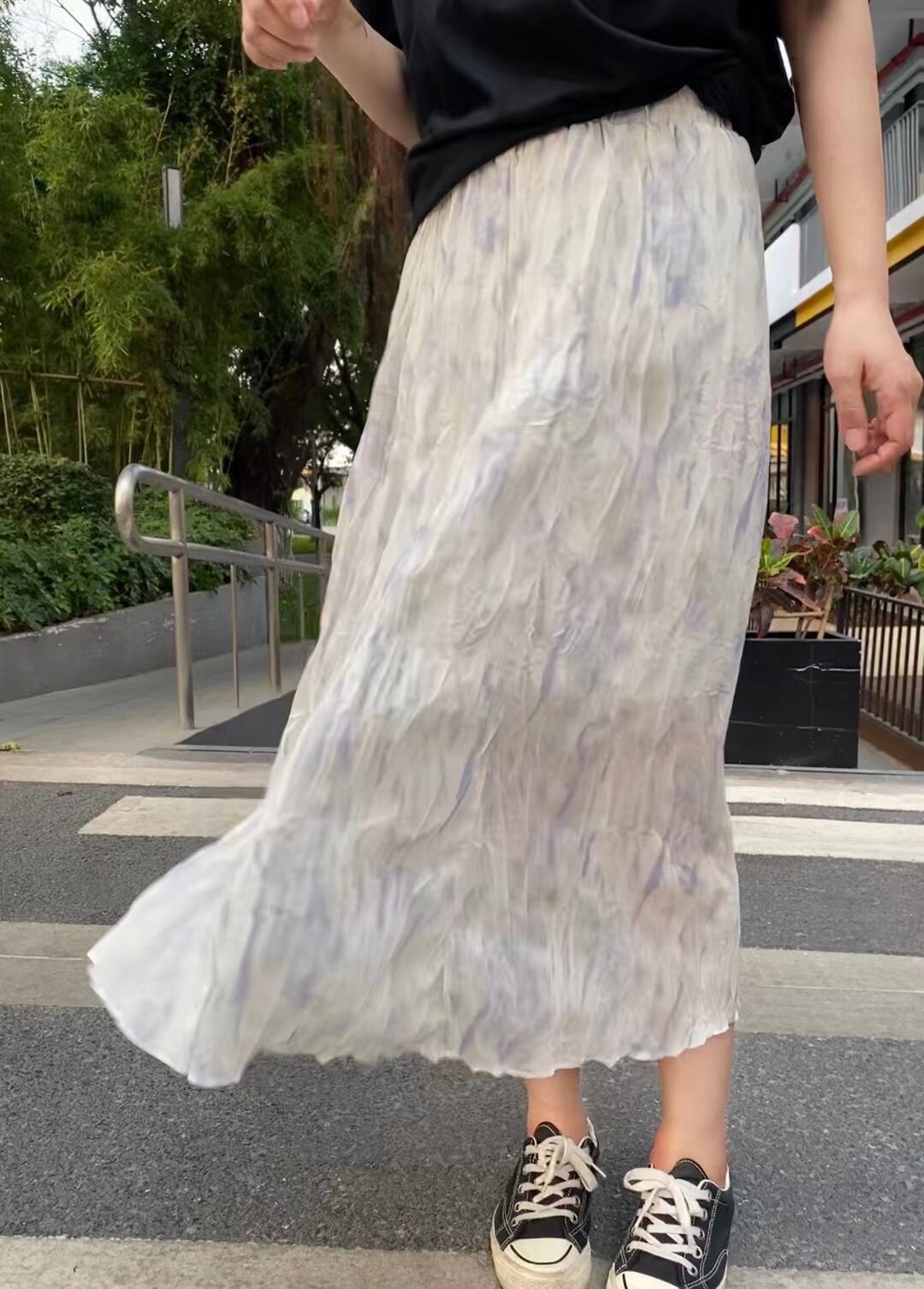 ダークタイダイ　スカート　AJ1365-E005