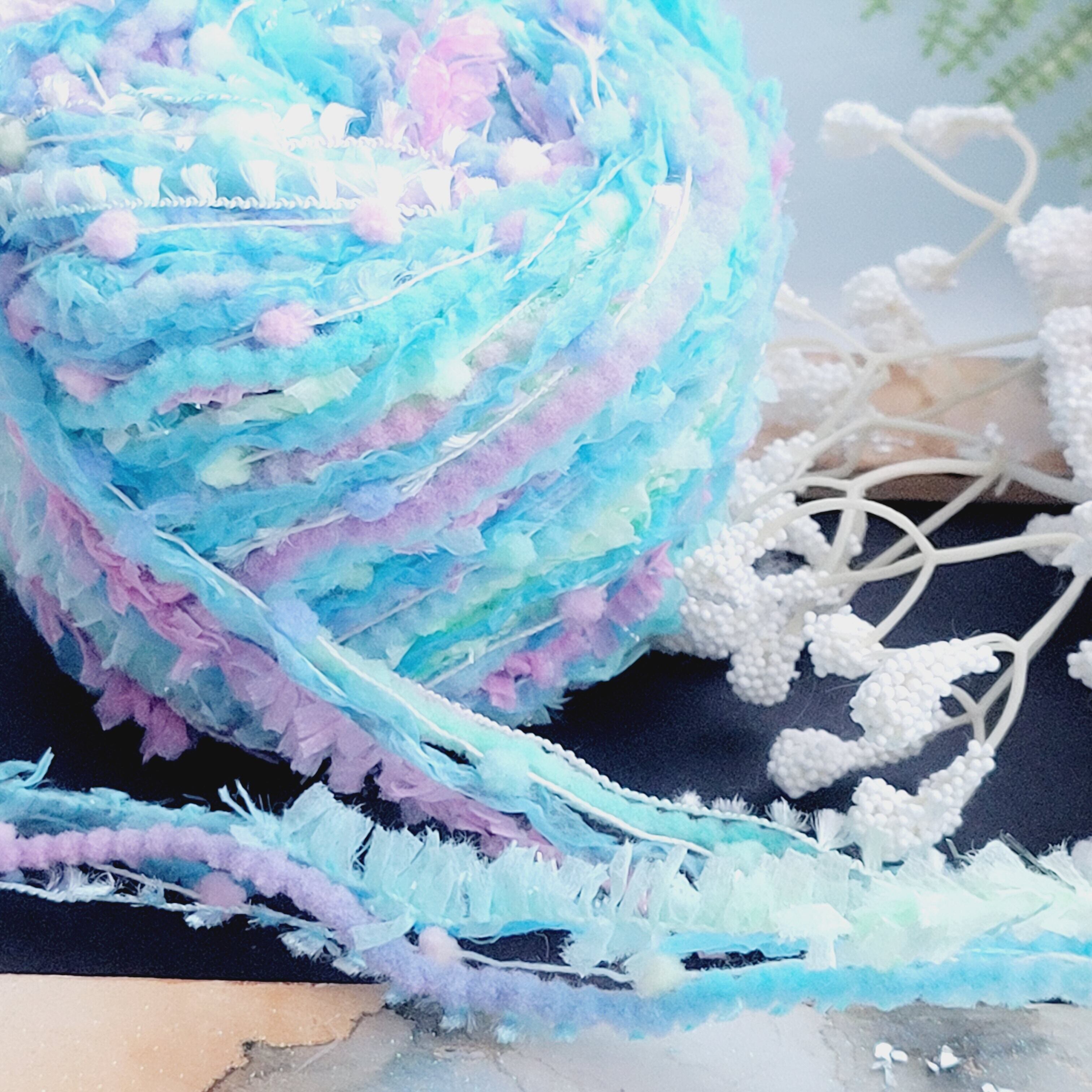 26.引き揃え糸アートヤーン入り