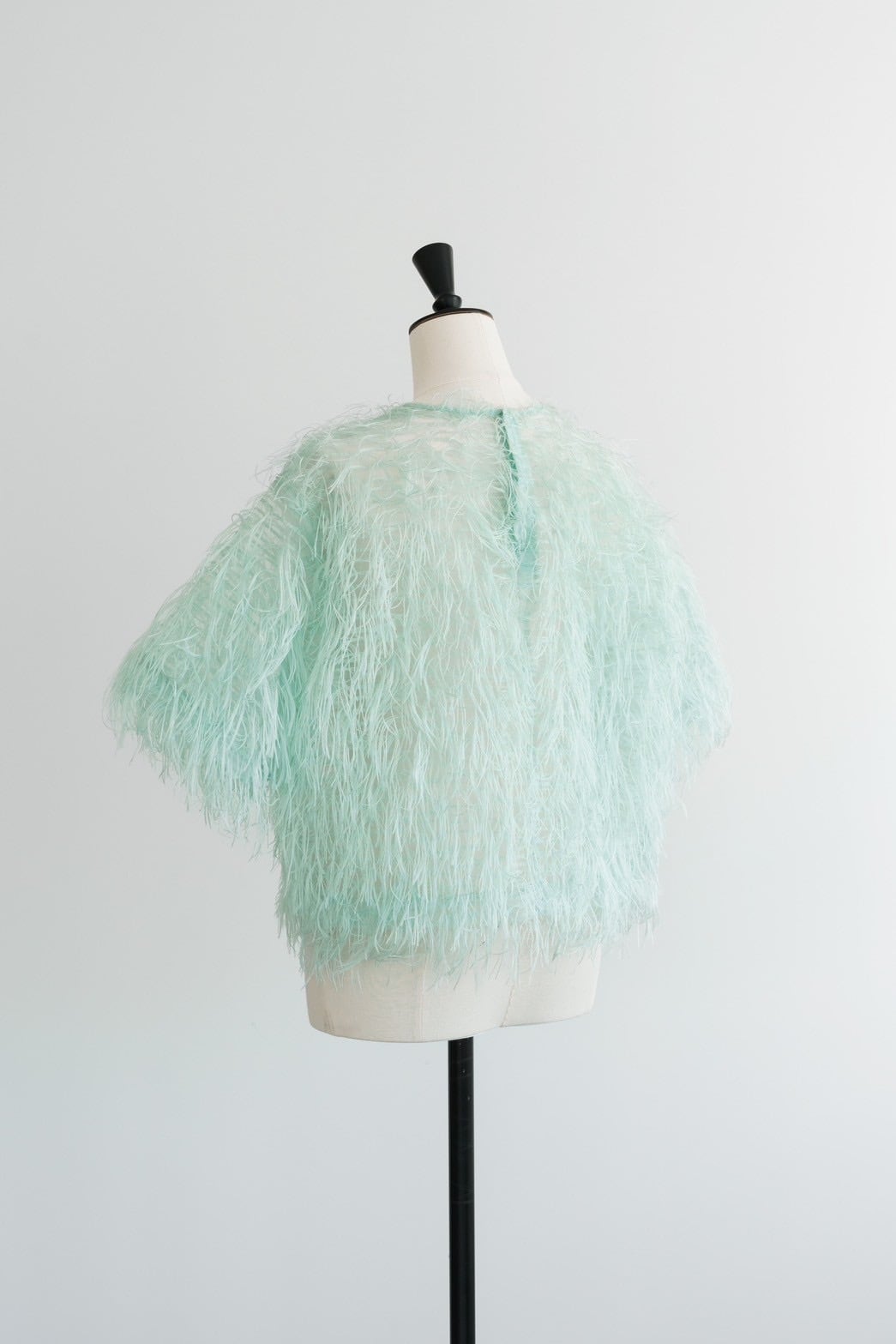 roughlow ラフロー airy fringe sheer tops ミント airy fringe sheer tops(mint)ご注文から1週間前後で発送